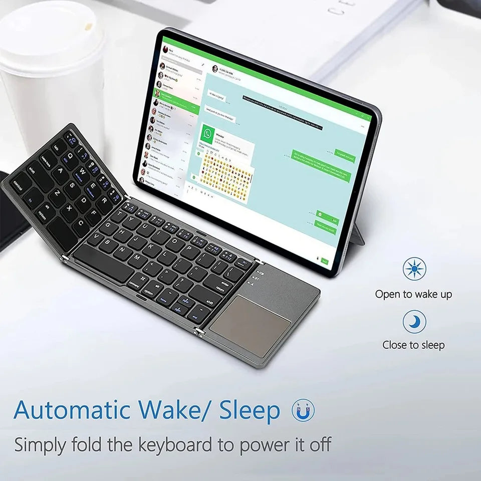 Folding Bluetooth keyboard