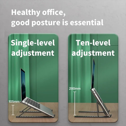 Foldable laptop stand