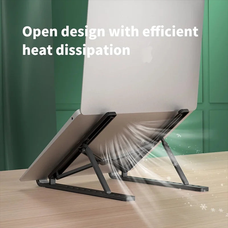 Foldable laptop stand